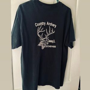 Vintage embroidered archery pocket tee